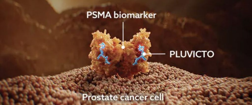 PLUVICTO Targeting PSMA Biomarker in Prostate Cancer Cell